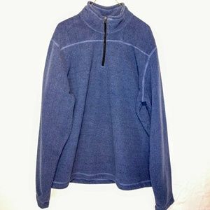 FADED GLORY 1/4 ZIP PULLOVER SWEATER